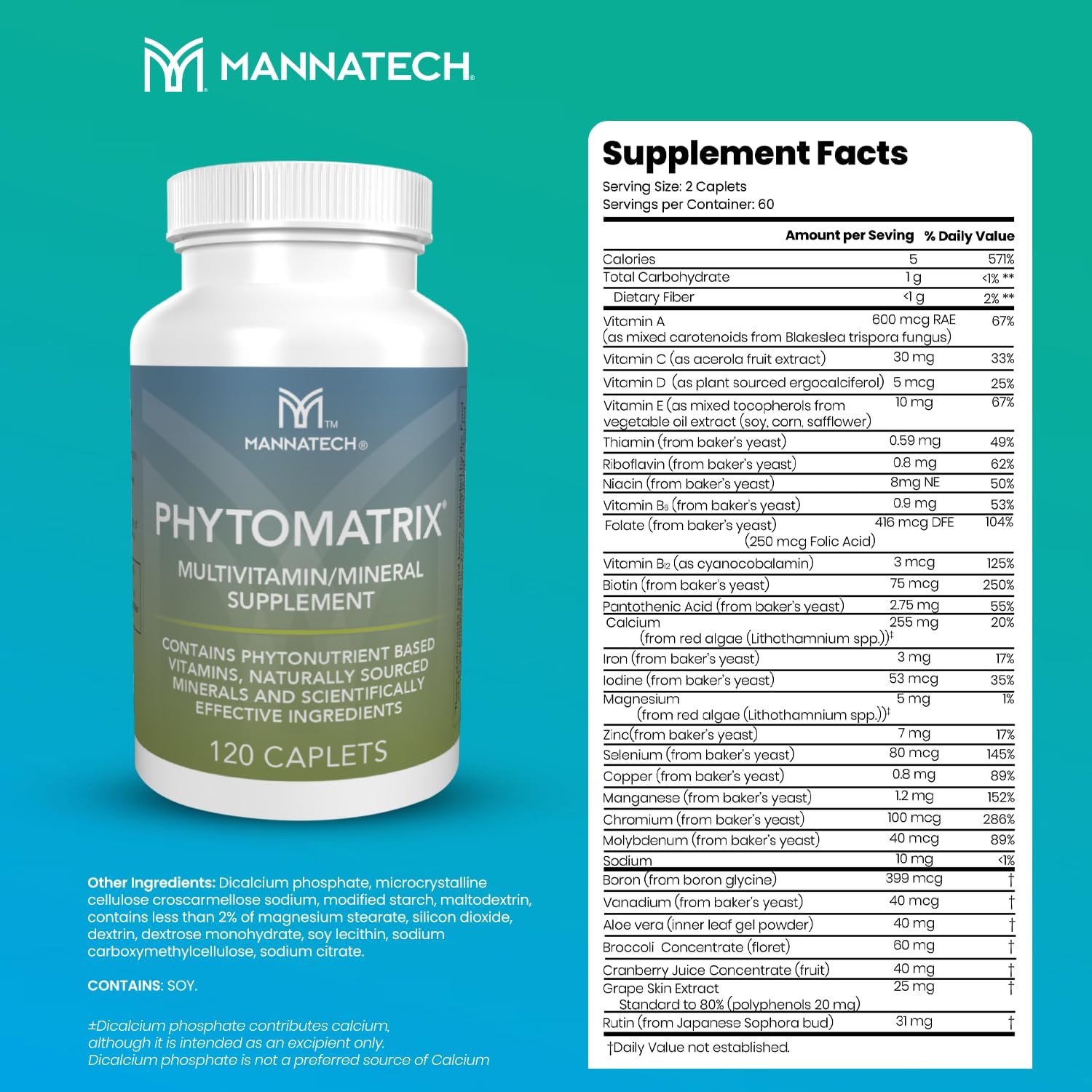 Mannatech PhytoMatrix 120 caps