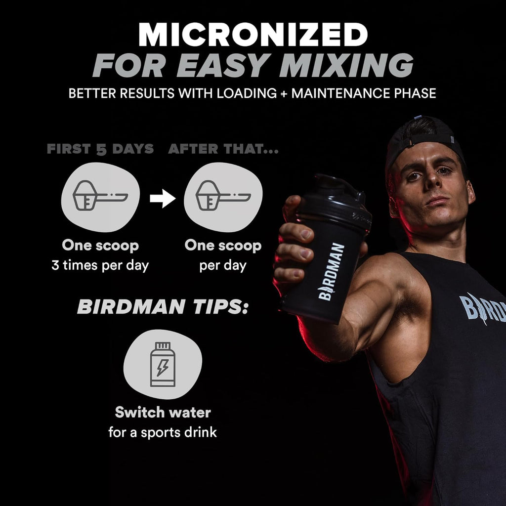 Micronized Creatine Monohydrate Powder, Muscle Recovery, Caffeine Free, Creatine Pre Workout, Vegan, Post Workout, Gluten Free, Sugar Free | 200 Servings (5 Grams Each) | 2.2lb.