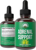 Peak Performance Adrenal Support Supplements to Restore Energy from Adrenal Fatigue. Liquid Drops Complex for Women and Men. Supports Healthy Cortisol Management. Supplement with Adaptogens