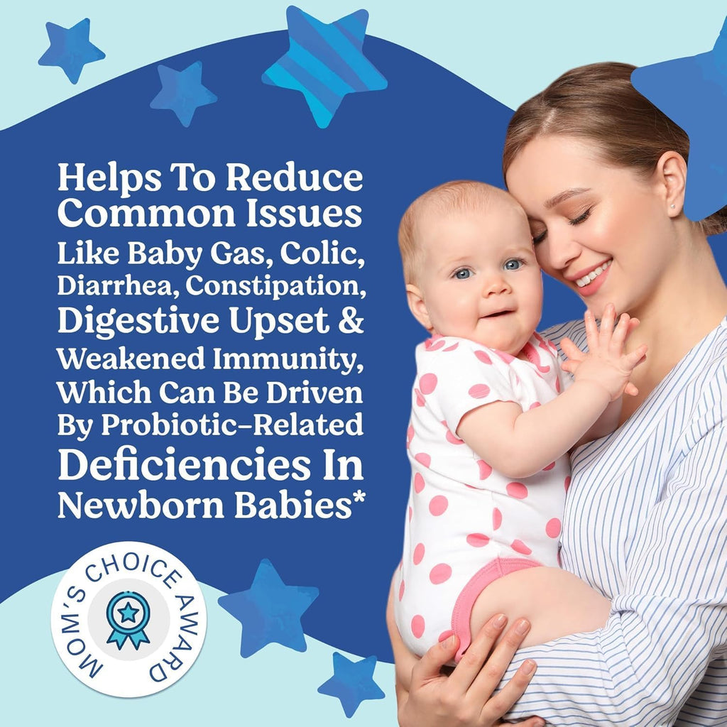Lovebug Award Winning USDA Organic Probiotic for Infants & Babies | Helps with Colic, Reflux, Diarrhea, Constipation & Gas | Multi-Strain 5 Billion CFU | Liquid Drops | Ages 0-24 Months
