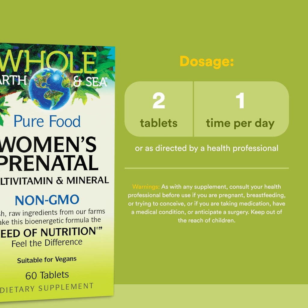 Natural Factors WES Women's Prenatal 60 Tablets