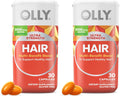 OLLY Ultra Strength Hair Softgels, Supports Hair Health, Biotin, Keratin, Vitamin D, B12, Hair Supplement, 30 Day Supply - 30 Count (Packaging May Vary) (Pack of 2)