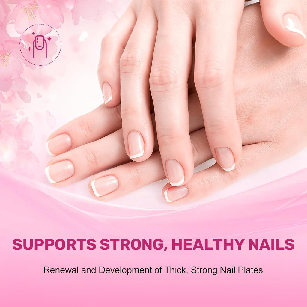 Hair Skin and Nails Gummies, Biotin(10,000mcg) Hair Skin and Nails Vitamins Supplement for Women, Men Supports Faster Hair Growth, Stronger Nails, Healthy Skin, 120 Count