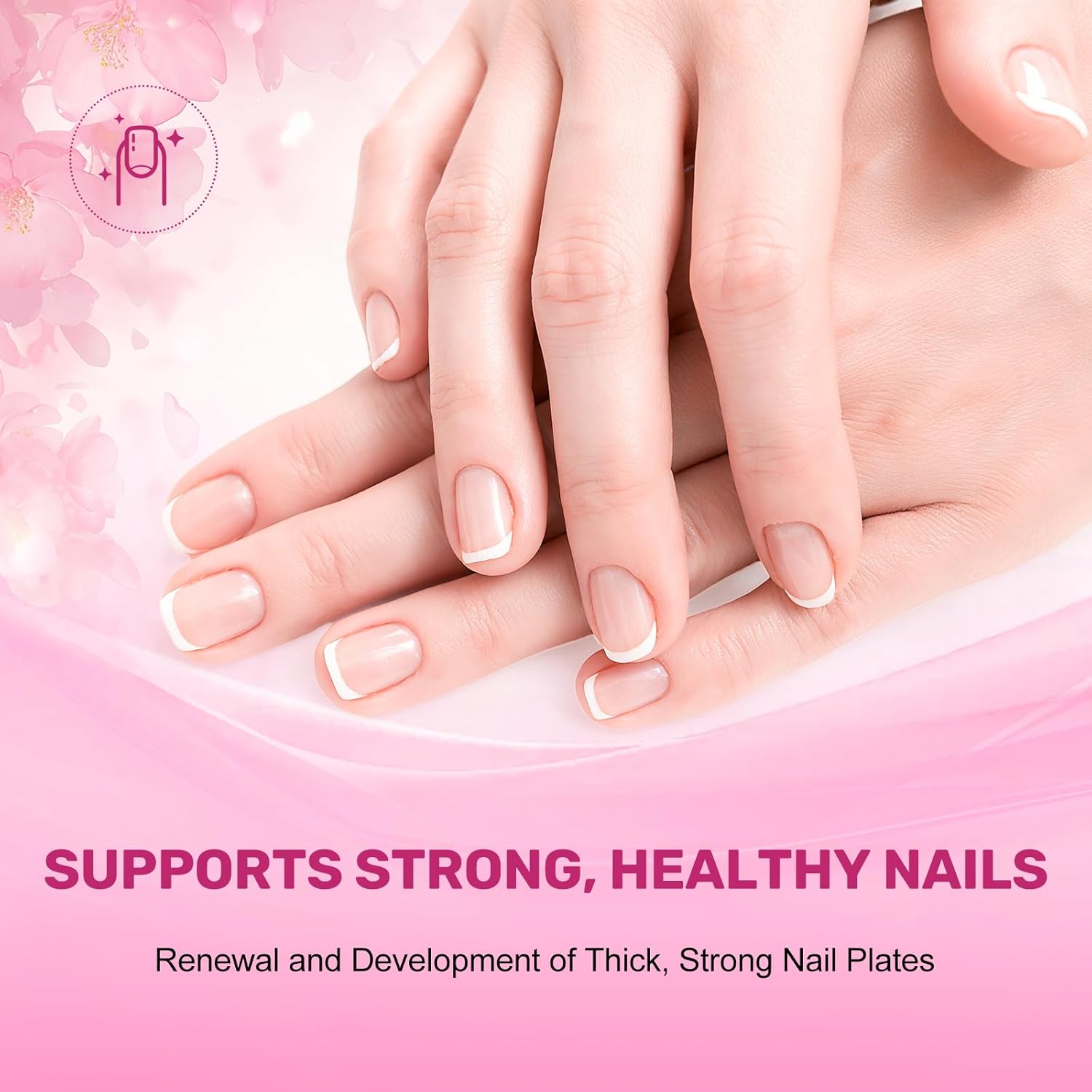 Hair Skin and Nails Gummies, Biotin(10,000mcg) Hair Skin and Nails Vitamins Supplement for Women, Men Supports Faster Hair Growth, Stronger Nails, Healthy Skin, 120 Count