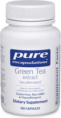 Pure Encapsulations Green Tea Extract (Decaffeinated) | Hypoallergenic Antioxidant Support for All Cells in The Body* | 120 Capsules