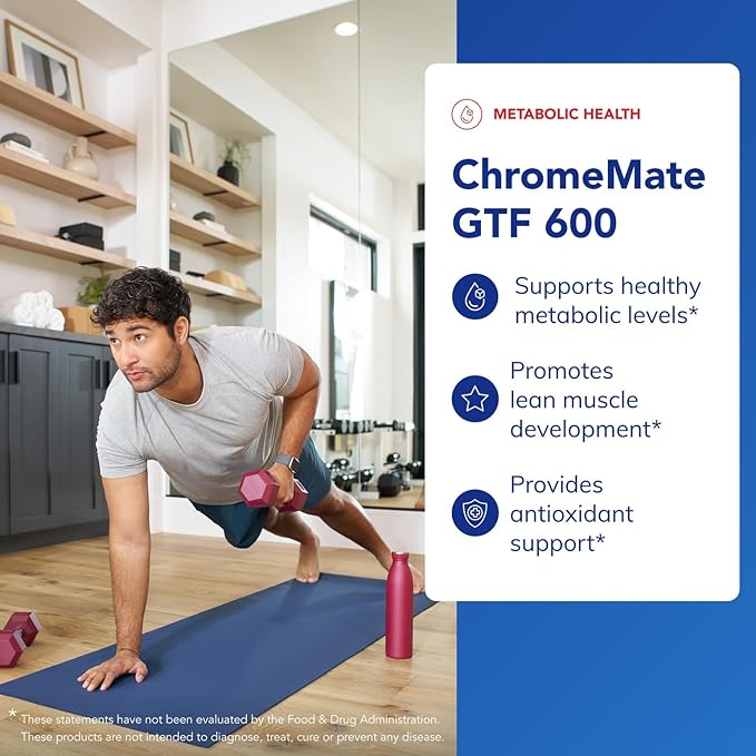 Pure Encapsulations ChromeMate GTF 600 | Supplement for Metabolism and Lean Muscle* | 180 Capsules