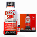 B12 Açaí Pomegranate Extra Strength Energy Shot 24 pk – 260mg Natural Caffeine B12 B6 – Energy & Vitality Support – 2 Servings Sugar Free Zero Calorie Green Tea B-Vitamins Electrolytes Vegan – 1.93 fl oz