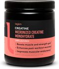 LEGION Micronized Creatine Monohydrate Supplement - Clean Creatine Powder for Muscle Gain & Post Workout Recovery - Micronized Creatine Supplement for Maximum Absorption (60 Servings, Unflavored)