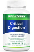 Critical Digestion - Digestive enzymes for Women and for Men with probiotics - High Potency Support for Digestion - Digestive Health – Enzimas digestivas y probioticos - 30 Capsules
