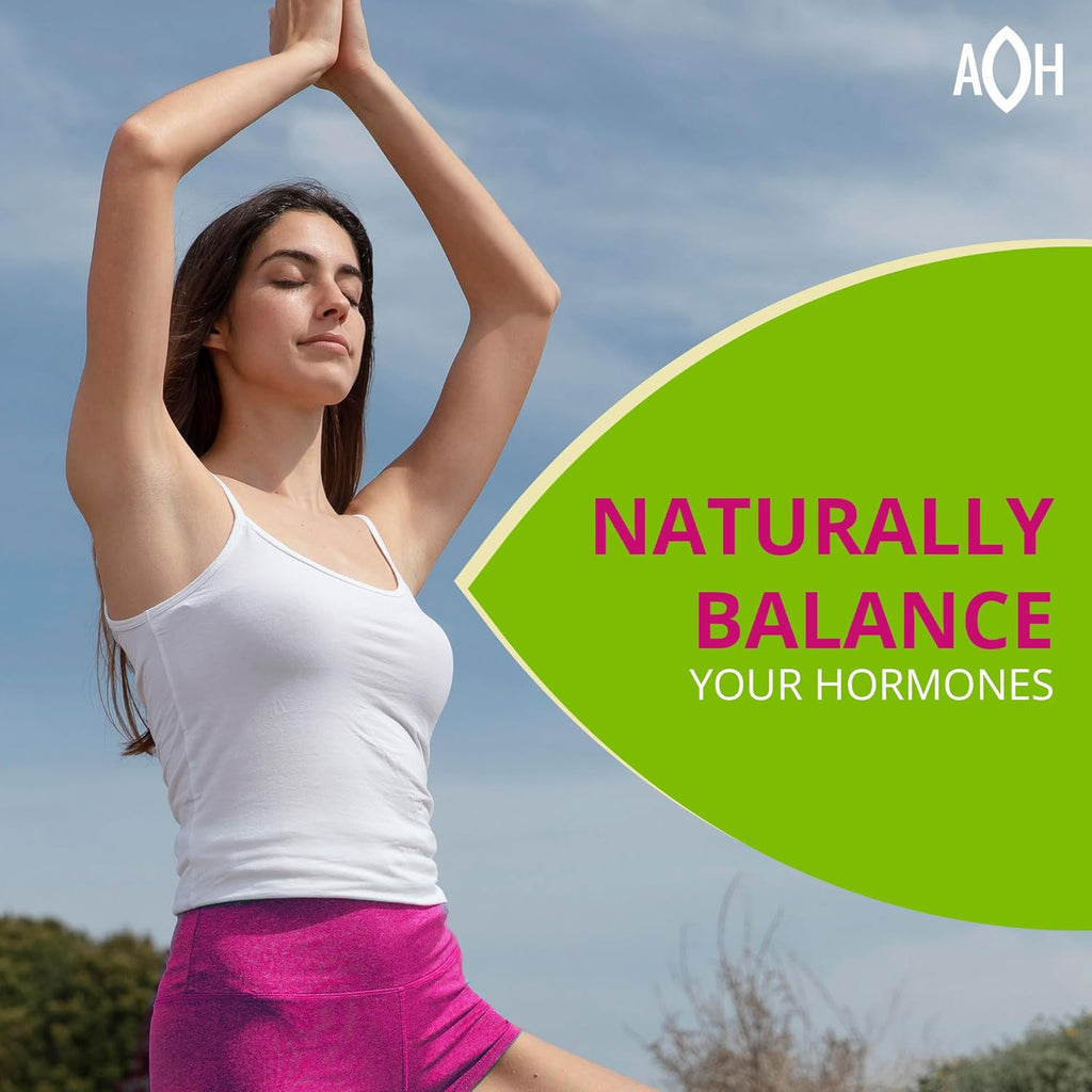 Hormone Balance for Women – Menopause & PMS Support Supplement – Adaptogens for Female Balance & Wellness – 90 Vegan Capsules