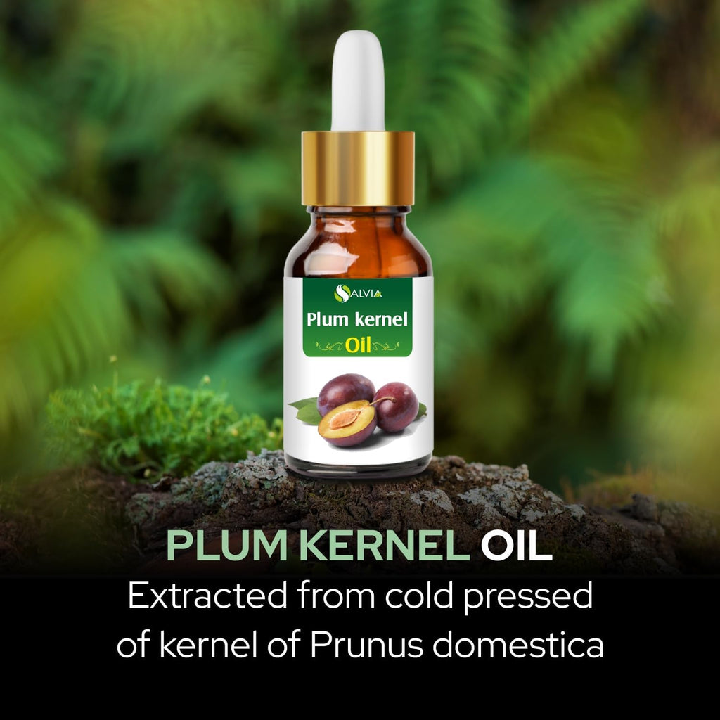 Plum Kernel Oil (Prunus domestica) | 100% Natural & Pure Undiluted Carrier Oil for Skin & Hair, Perfect for Aromatherapy (100ml)