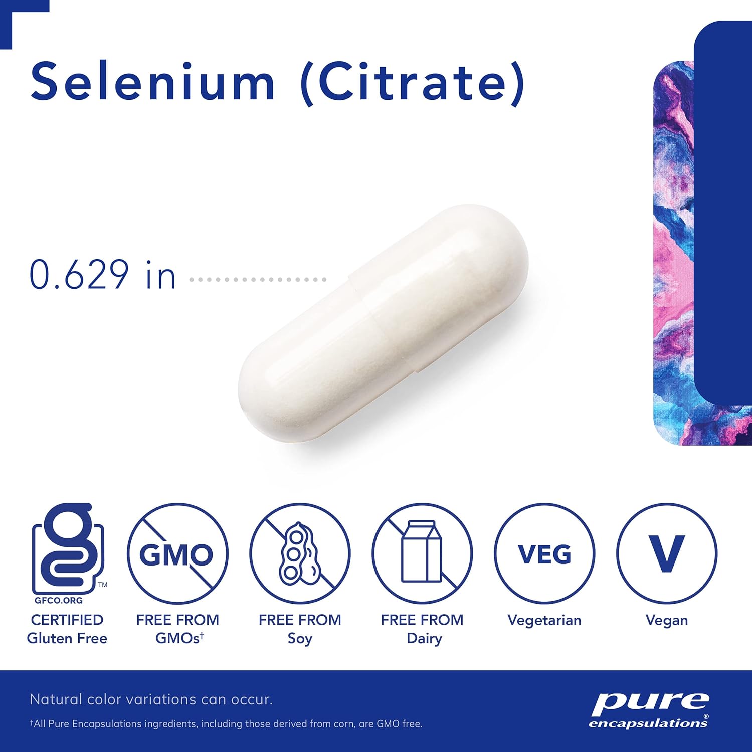 Pure Encapsulations Selenium (Citrate) - for Immune System Support & Cellular Health - Antioxidant Supplement - Supports Blood Flow* - Gluten Free & Vegan - 180 Capsules