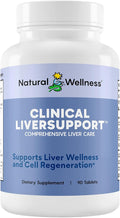 Natural Wellness Clinical Liver Support – Physician-Formulated Milk Thistle & Curcumin Blend for Detox, Repair & Healthy Liver Function – 12 Powerful Ingredients, Maximum Absorption