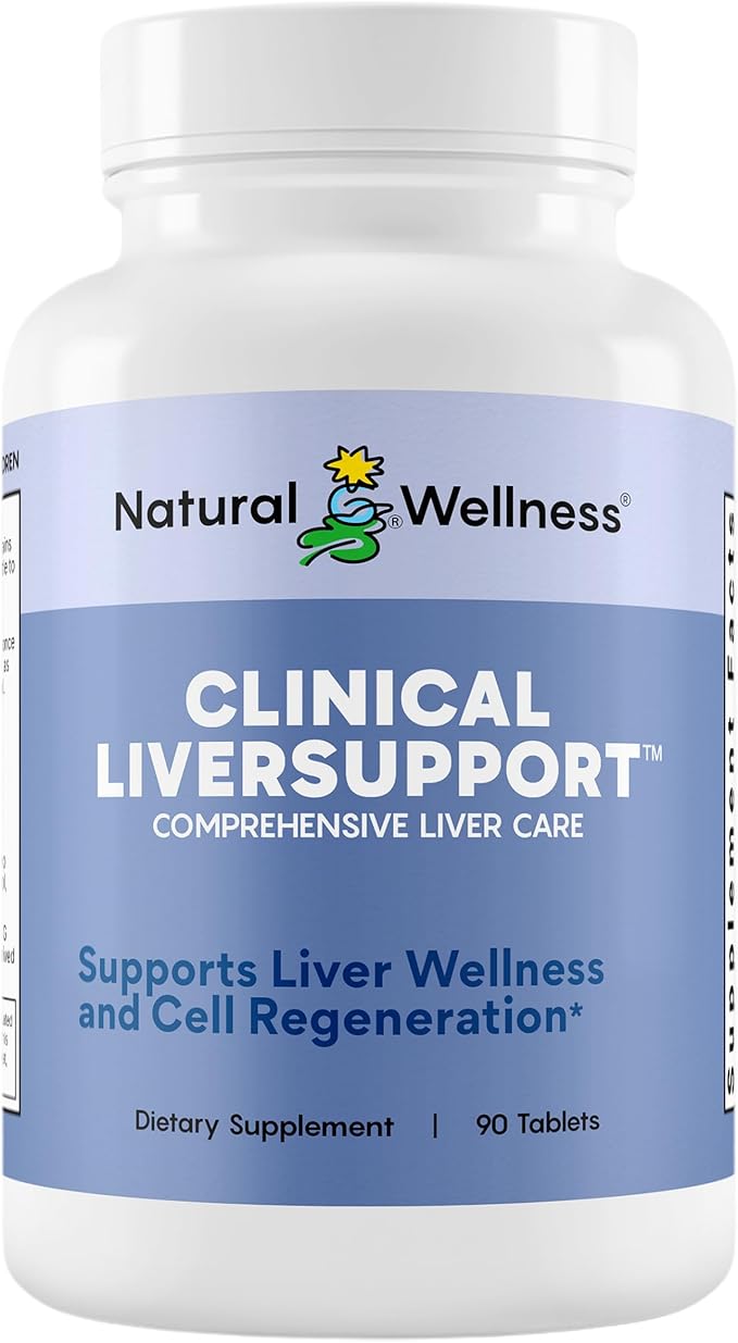 Natural Wellness Clinical Liver Support – Physician-Formulated Milk Thistle & Curcumin Blend for Detox, Repair & Healthy Liver Function – 12 Powerful Ingredients, Maximum Absorption