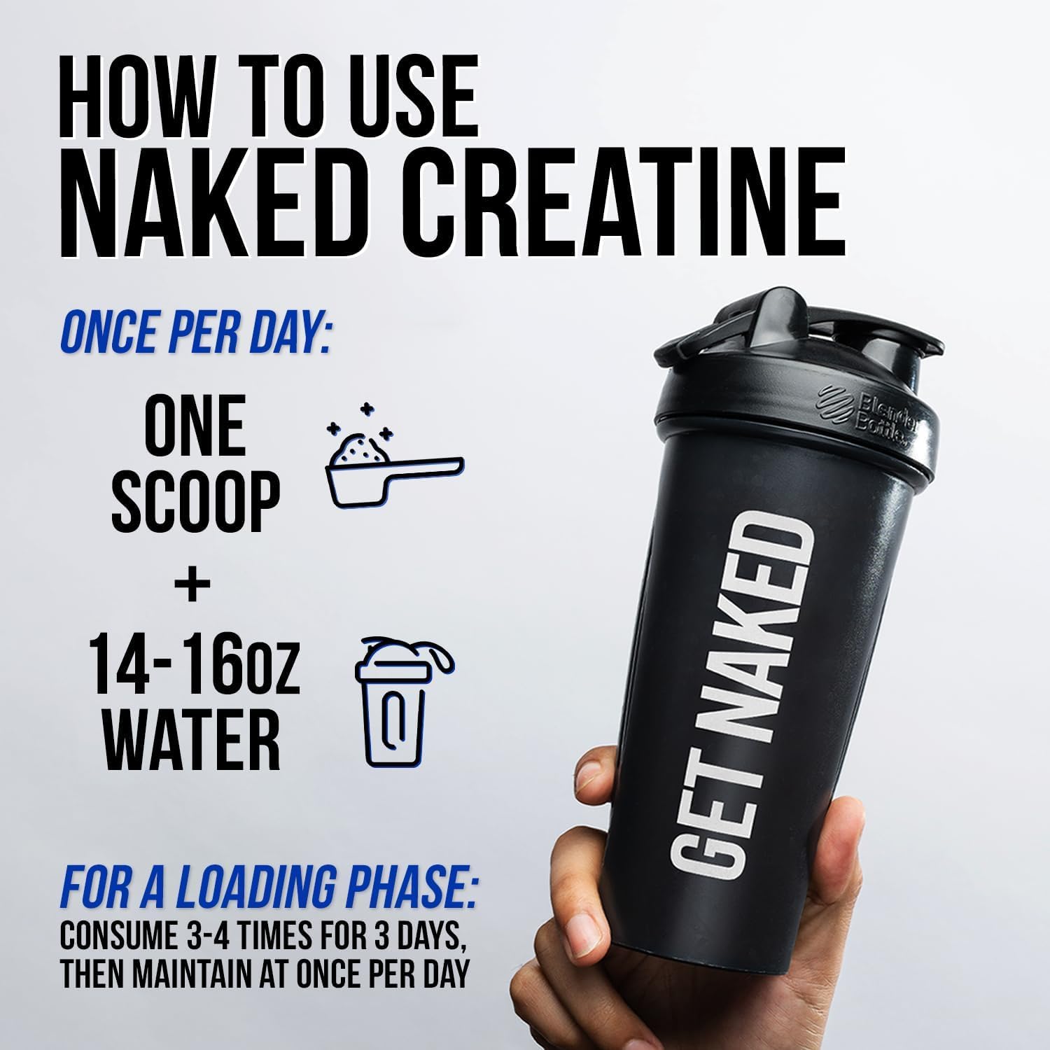 NAKED Pure Micronized Lemon Lime Creatine Monohydrate - 42 Servings - 500 Grams, 1.1Lb Bulk, Vegan, Non-GMO, Gluten Free, Soy Free. Aid Strength Gains, No Additives