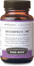 Decompress MX Herb Capsules - Maximum Stress & Tension Relief - Reduces Anger & Moodiness, Positive Mood Support - Based on The Traditional Chinese Formula Xiao Yao San - 30 Cap Count