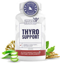 Thyro Support - Thyroid Supplement with Selenium, Bladderwrack & Zinc - Thyroid Health for Women & Men - Vegan, Non GMO, Gluten Free - 120 Capsules