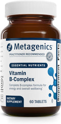 Metagenics Vitamin B-Complex - Energy Support & Healthy Stress Response* - with Vitamin B6 & B12 - Vegetarian & Gluten-Free - 60 Tablets