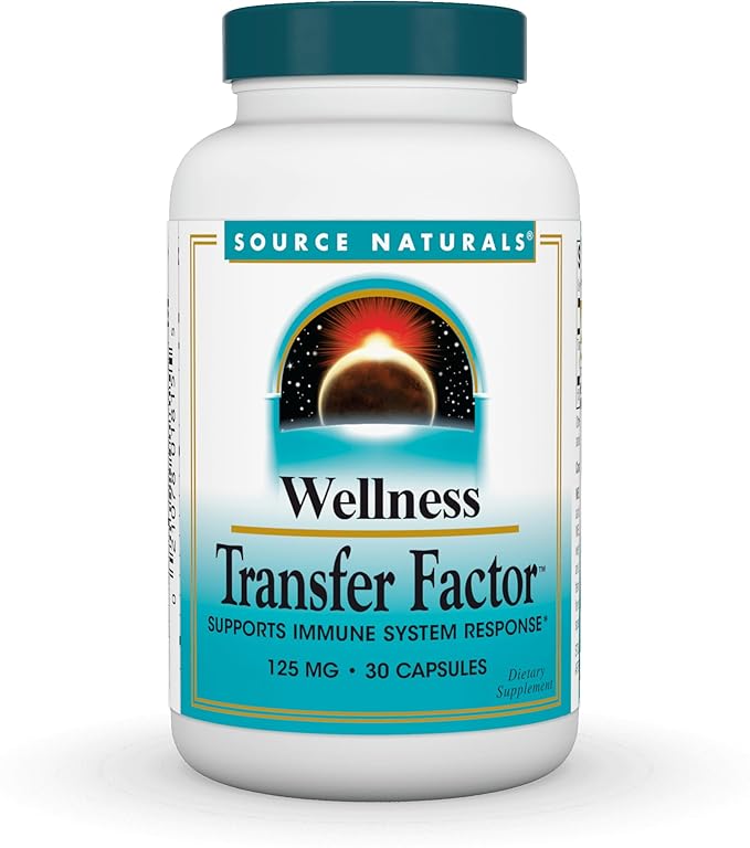 Source Naturals Wellness Transfer Factor, Supports Immune System Response* 125mg - 30 Capsules