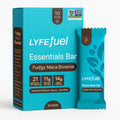 Meal Replacement Bar by LyfeFuel - Vegan Protein Bar Packed with Organic Superfoods, Fiber & 21 Essential Nutrients from 100% Plant Based Whole Foods (Fudgy Brownie - Box of 10) Gluten Free, Paleo - 3 Pack