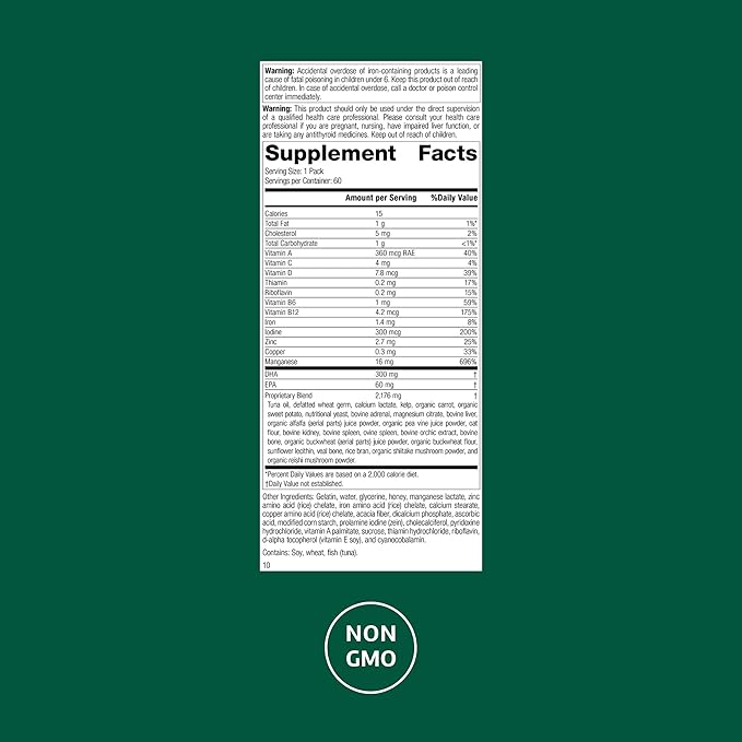 Standard Process General Health Pack - Daily Multivitamin & Mineral Supplement - Supports Foundational Health & Immune Function - 60 Packs