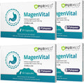 4 Pack MagenVital Pylopass H. Pylori Treatment Probiotics - 1 Per Day - Gastritis, Acid Reflux, Heartburn, Stomach Lining Repair - Lactobacillus Reuteri DSM17648 - Made in Germany