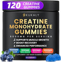 Creatine Monohydrate Gummies for Men & Women, 9000MG Creatine Gummies Sugar Free with L-Taurine, BCAA 2:1, B12 B6 for Boost Strength, Focus & Endurance, Vegan, Non-GMO, Blueberry 120pcs
