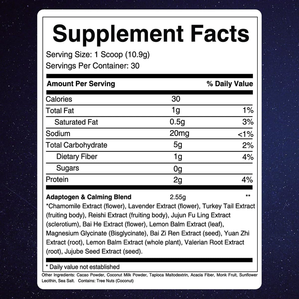 Prosper Magnesium Hot Cocoa - Melatonin & Sugar Free Cocoa - Sleep Aid with Adaptogens - 14 Superfoods, Non Dairy, Keto & vegan Hot Cocoa - Caffeine Free Hot Chocolate- 30 Servings
