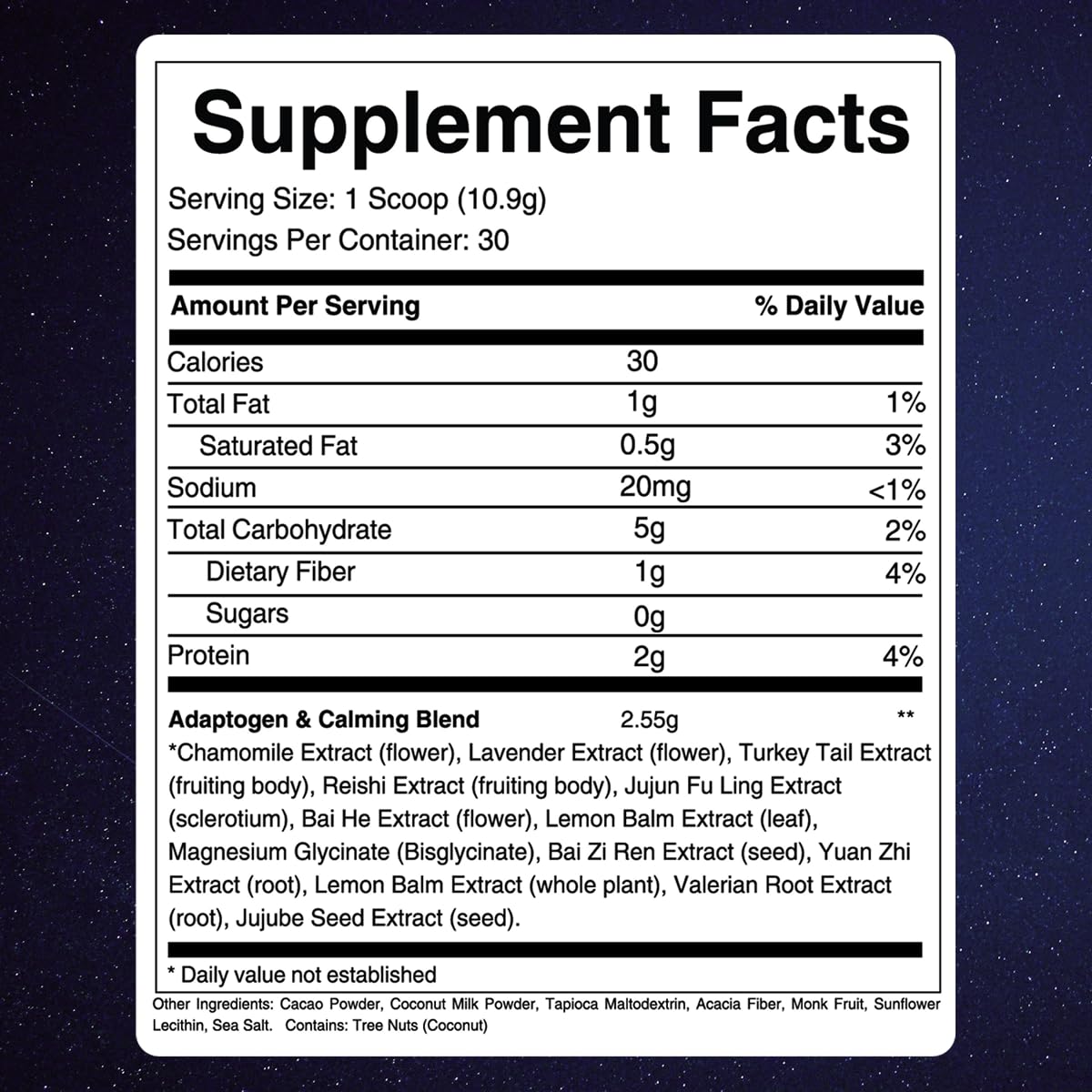 Prosper Magnesium Hot Cocoa - Melatonin & Sugar Free Cocoa - Sleep Aid with Adaptogens - 14 Superfoods, Non Dairy, Keto & vegan Hot Cocoa - Caffeine Free Hot Chocolate- 30 Servings