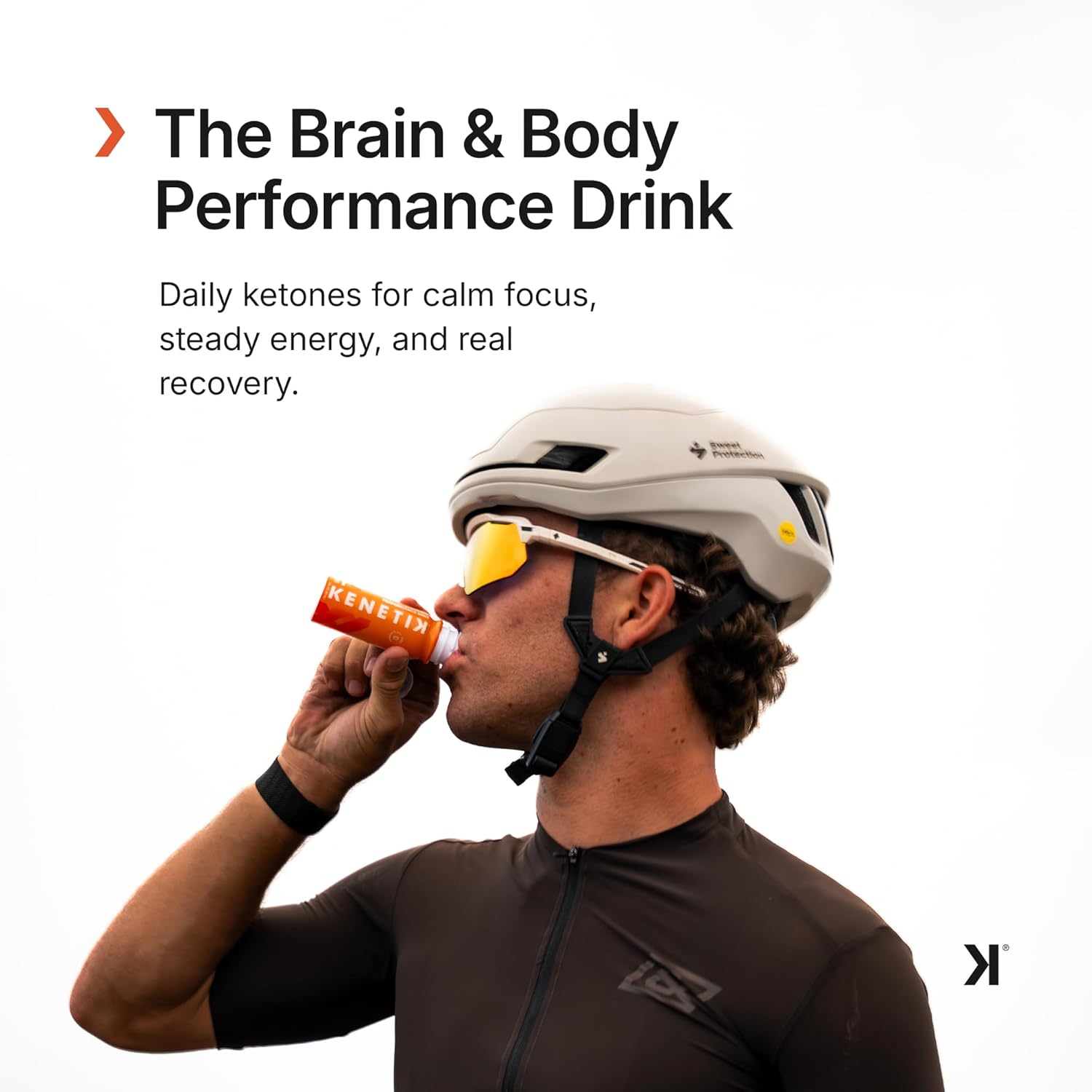 Kenetik Ketone Shots, 10g Ketones for Daily Focus, Clarity, & Energy, Electrolytes for Performance & Hydration, Gluten Free, Sugar Free, Caffeine Free, Non GMO, Tangerine, 2 oz, 12 Pack