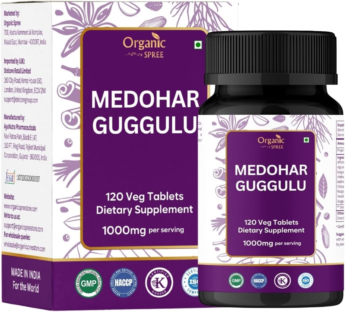 Medohar Guggulu 120 Tablets – Ayurvedic Formula – Supports Metabolism & Immune Health*