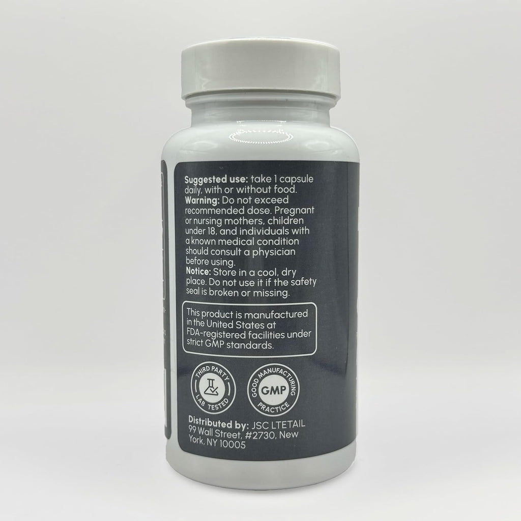 Alpha GPC Supplement Bio-Available Pure Form of Choline - Easily Absorbed by The Body - 300mg 60 Capsules - Made in The USA