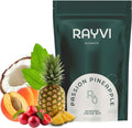 Rayvi Zero Sugar Electrolytes Powder + Minerals Hydration Powder | 1 Pack (30 Servings), Vegan, Zero Sugar Electrolytes and Artificial Additives | Hydration Drink Supplement | Passion Pineapple Flavor