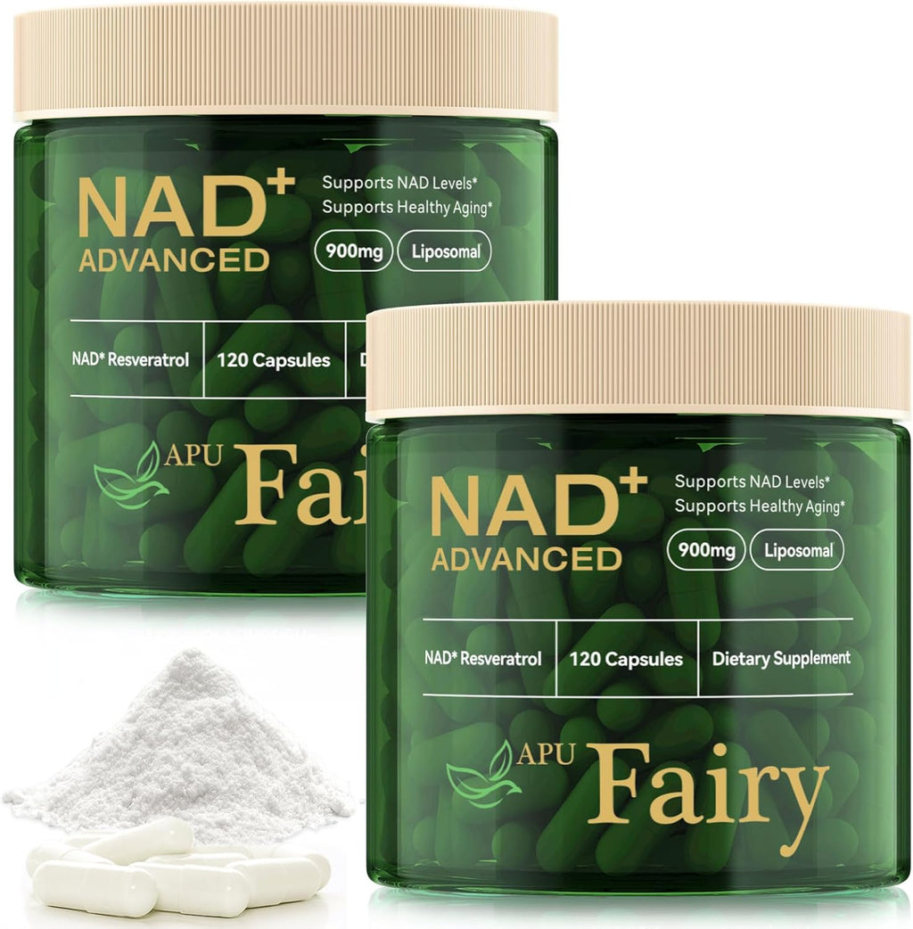 NAD Supplement,NAD Nicotinamide Riboside,Extra Strength NAD Alternative Liposomal,Boost NAD & Resveratrol + for Women & Men,Energy Anti-Aging,Cell Regeneration,120 Capsules bottl-240
