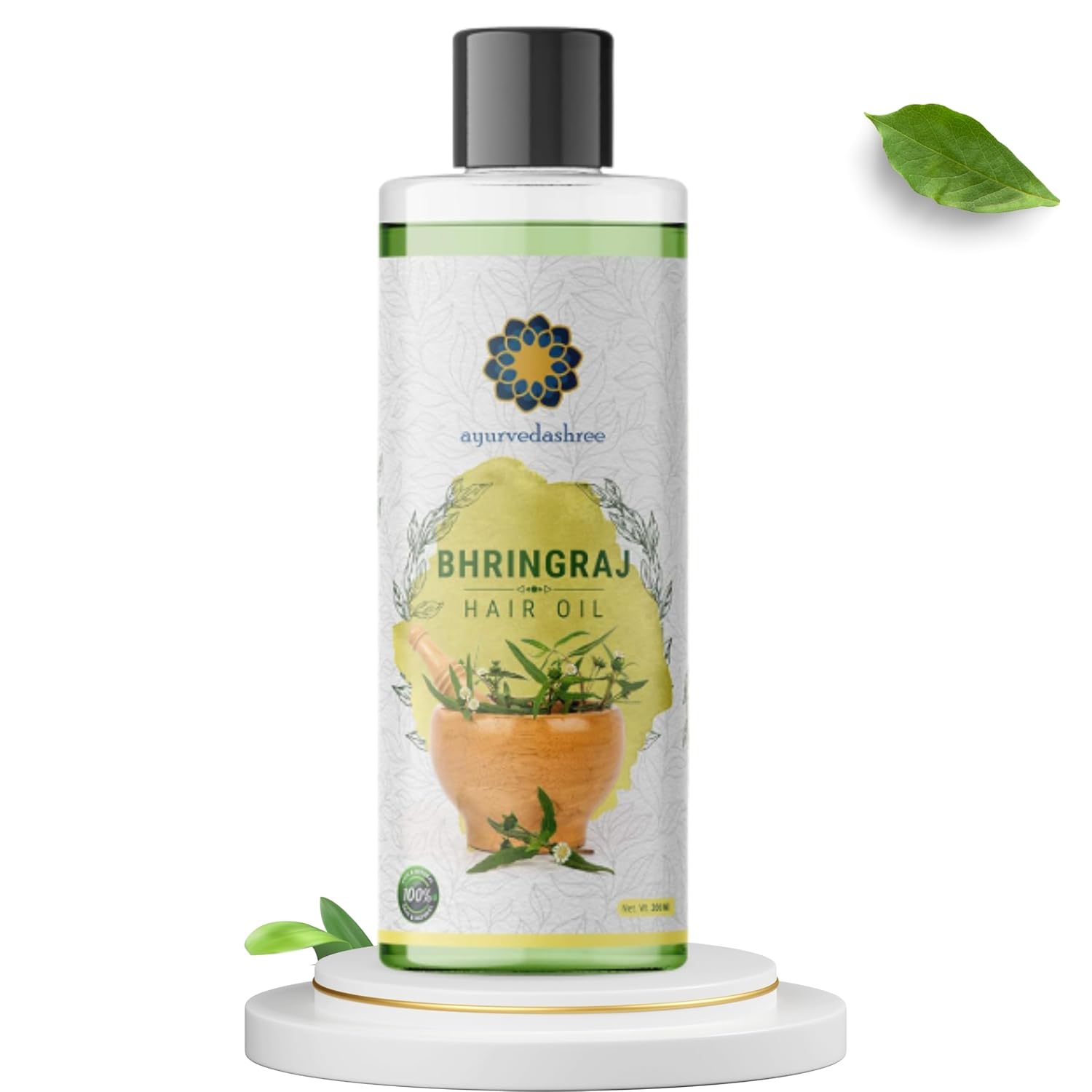 Hair Oil 6.76 fl oz., with Bhringraj, Amla Extract, Kalonji, Seasme, Avacado, Walnut, Thyme, Jajoba , Grape Seed & Coconut Oil 200 ml