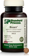 Standard Process Inc. Biost - Teeth and Bone Health Supplement with Whole Food Magnesium Citrate, Calcium Lactate, Manganese - 180 Tablets