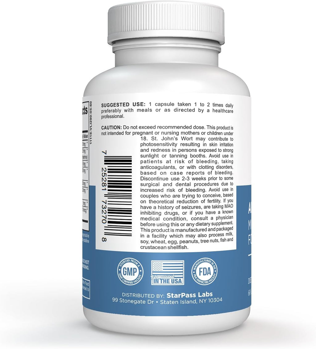 Advanced Memory Formula Extreme Brain Booster, Brain Supplement for Memory, Focus and Mental Performance, Memory Vitamins for Better Brain Health 180 Capsules (3 Pack)
