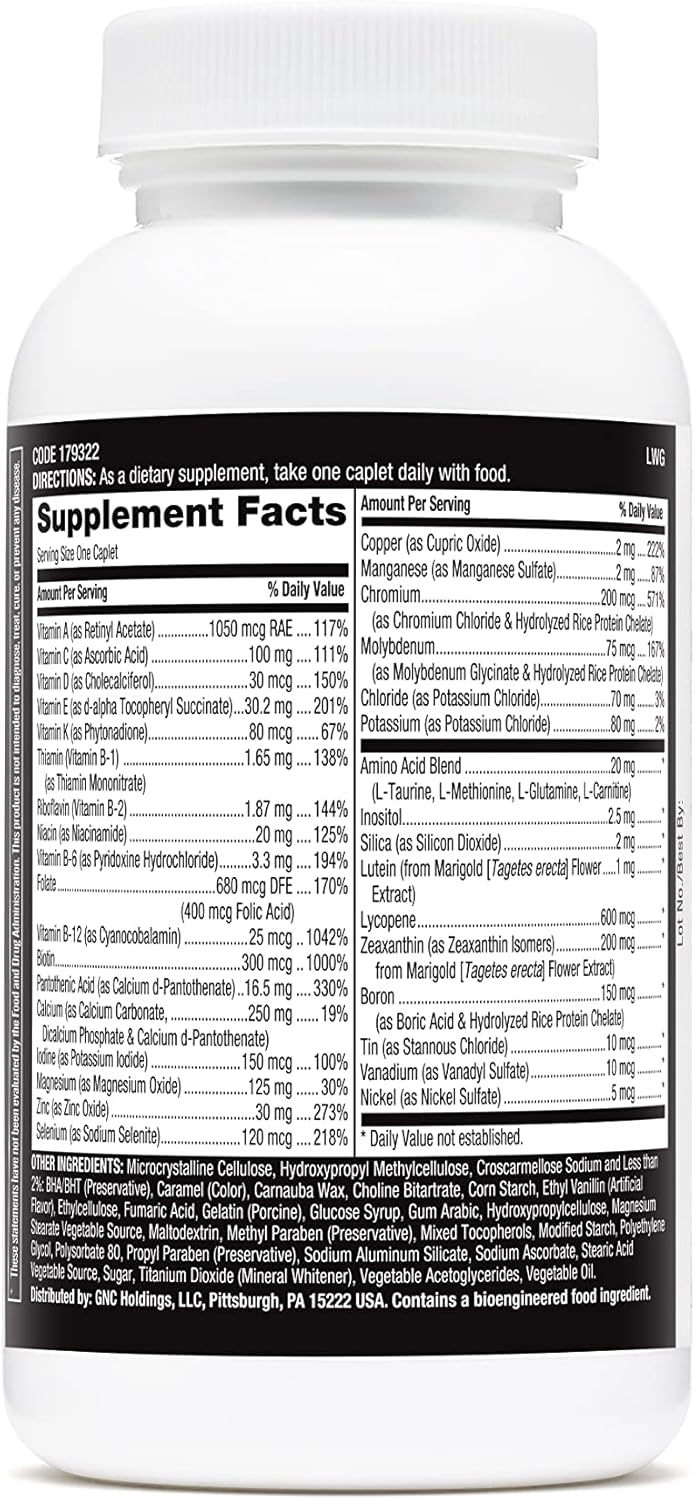 GNC Mega Men Essentials One Daily Multivitamin | Supports Overall Health and Muscle Performance | Twin Pack (2 x 60 Count)