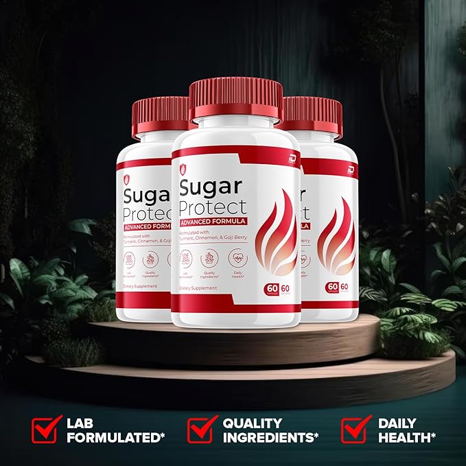 Sugar Protect Capsules – SugarProtect Natural Blend Daily Health Vitamins Supplement (1 Pack - 60 Capsules)