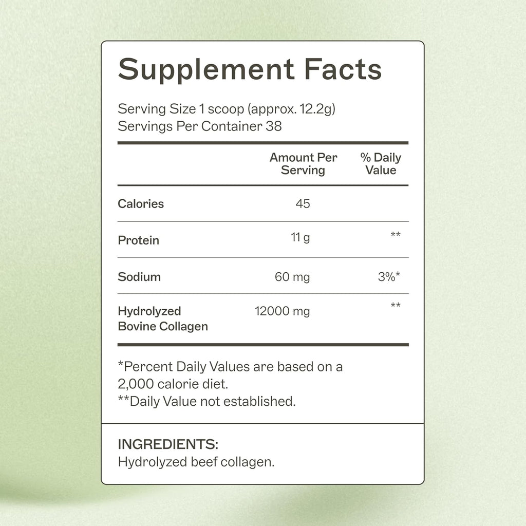 Amy Myers MD Collagen Protein Powder - Type 1 & 3 Collagen - Bovine Collagen to Support Healthy Hair, Skin & Nails - Gluten-Free, Dairy-Free & Non-Soy - 16.08 oz (38 Servings)