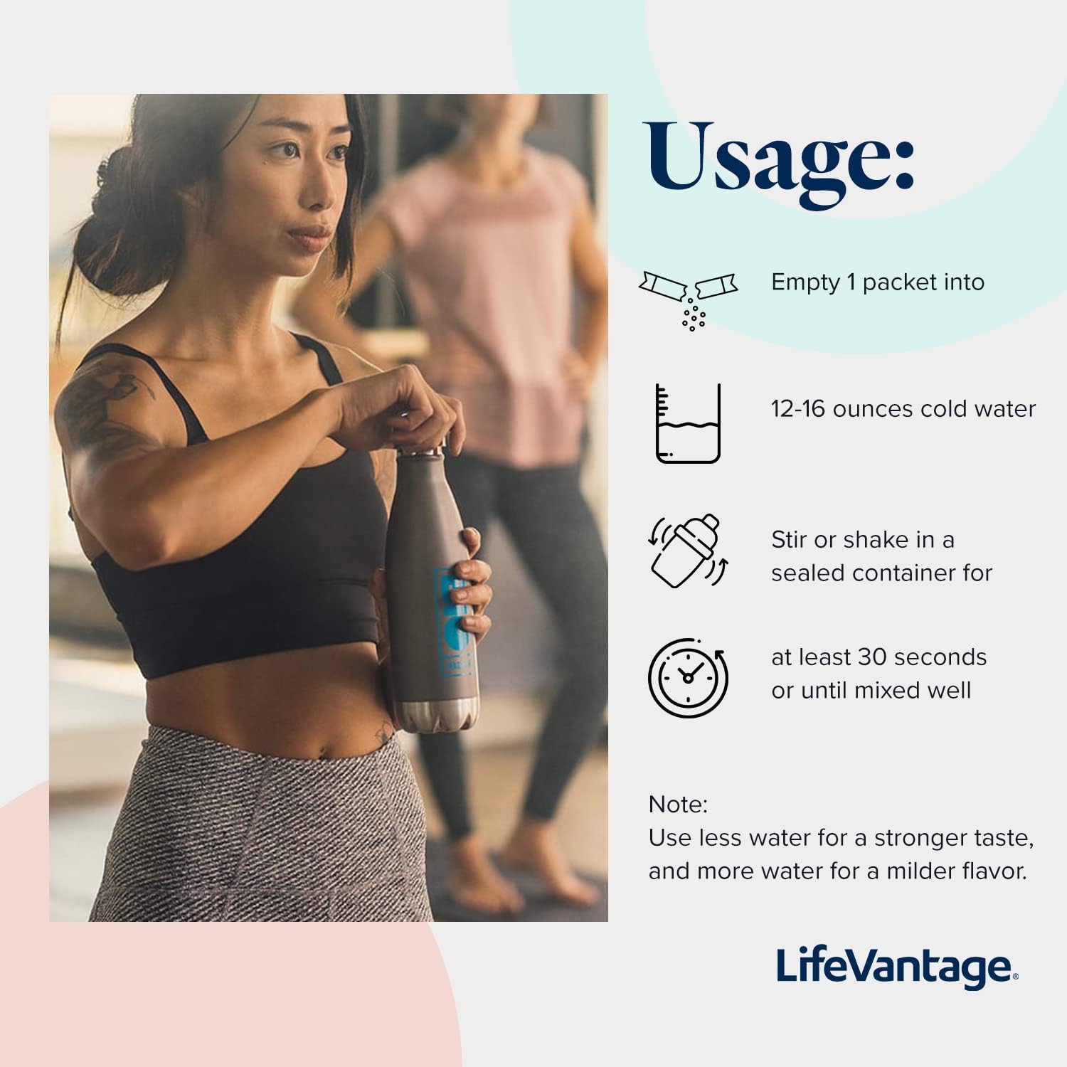 LifeVantage AXIO Regular Energy Drink Powder, Nootropic Supplement, Focus & Mood Support, with L-theanine, Green Tea, B Vitamins, DMAE, Quercetin & Pine Bark, Green Grape, 30 Packets