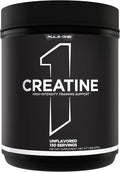 Rule 1 Creatine Powder – Pure Micronized Creatine Monohydrate for High-Intensity Exercise and Lean Body Mass Support, Flavored and Unflavored (130 Servings, Unflavored)