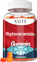 Phytoceramides Supplements Skin Hydration - 1000mg Gummies for Radiance & Youthful, Plant-Based Beauty Antioxidant Supplement for Women & Men, Supports Smoothness & Texture, 60 Vegan Chewables