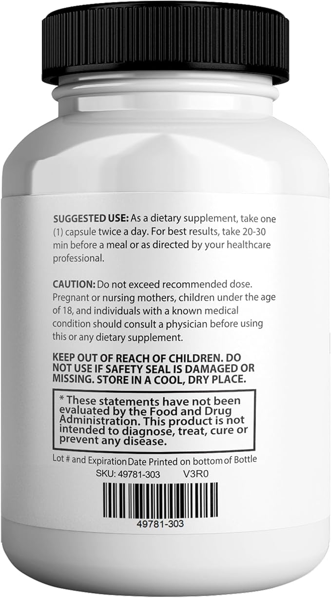 Digestive Start Max Supplement, 60 Veggie Capsules, Natural Enzyme Blend with Probiotics, 30 Day Supply (5)