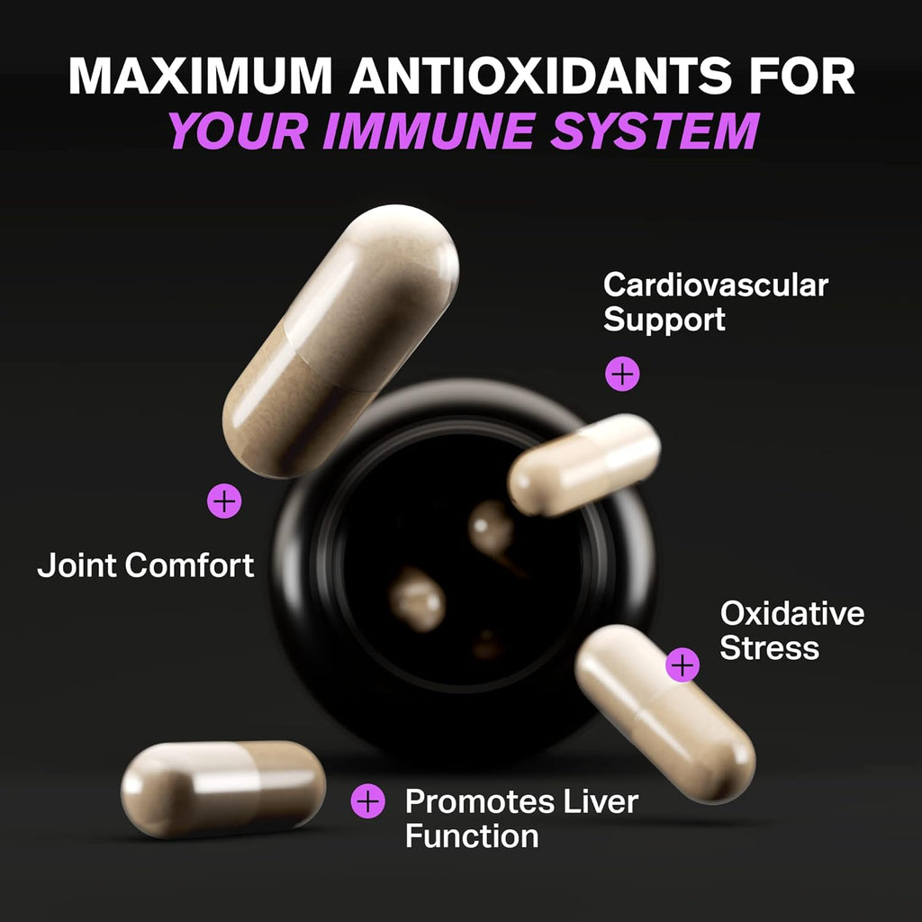 1000mg Glutathione for Immune Support - 100mg Absorption Complex - Reduced Liposomal Glutathione Supplement with Alpha Lipoic Acid - Brain Booster, Glowing Skin, Liver Support