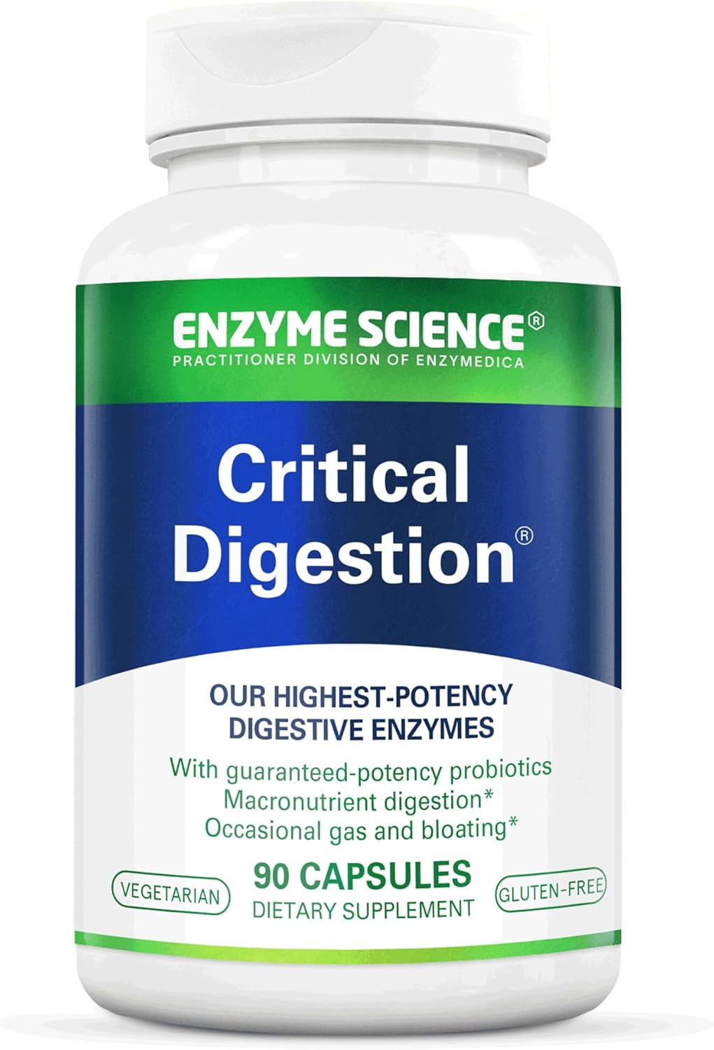 Critical Digestion - Digestive enzymes for Women and for Men with probiotics - High Potency Support for Digestion - Digestive Health – Enzimas digestivas y probioticos - 90 Capsules
