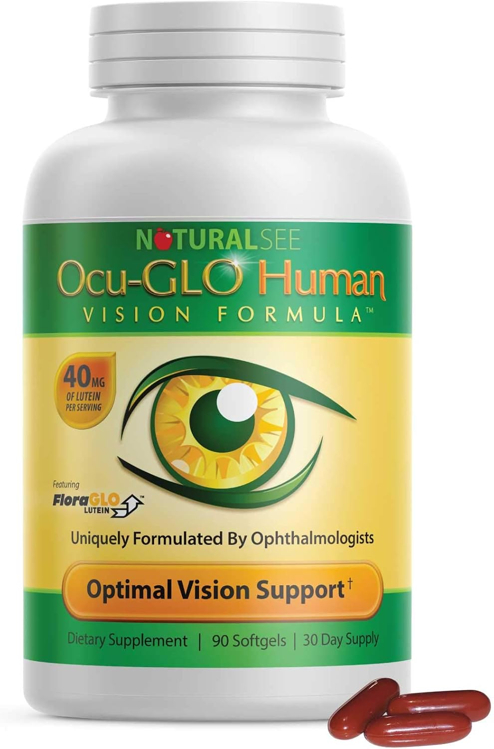 Ocu-GLO Human Vision Formula Eye Health Support Capsules, 90ct
