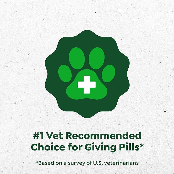 Greenies Pill Pockets for Dogs Large Size, Dog Treat Pouch for Capsule Medication, Chicken Flavor, (6) 7.9 oz. Pouches