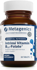 Metagenics Intrinsi Vitamin B12-Folate - Nervous System & Heart Health Support* - with Intrinsic Factor for Absorption* - Vitamin B12 & Folate - Methylcobalamin - 60 Tablets