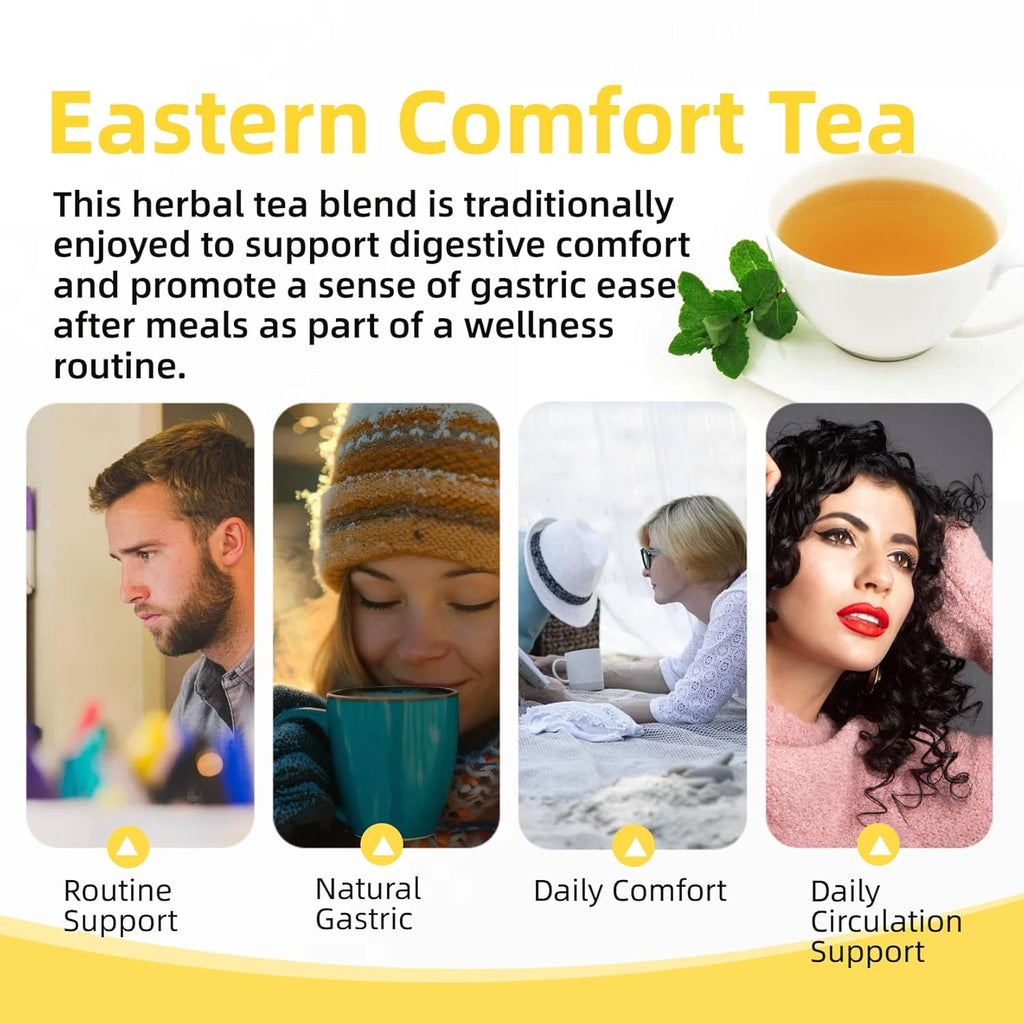 AeroMind CloudTrade Herbal Tea for Stomach Relief – Organic Ulcer Stomach Tea,Stomach Discomfort,Soothes Gastritis & Bloating,Ease Digestive, and Stomach Nourishing Tummy Tea,3.5oz (20 Bags)